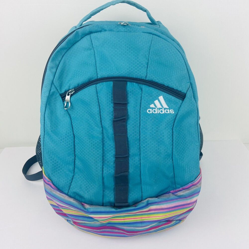 Adidas Stratton Aqua Rainbow Stripe Backpack